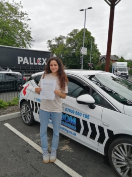 I highly recommend Julie who was very patient and encouraging. I had a great experience learning to drive with her as she made it a relaxed environment. Julie was flexible with timings and always tried to fit around my college commitments. Thank you 🙂
